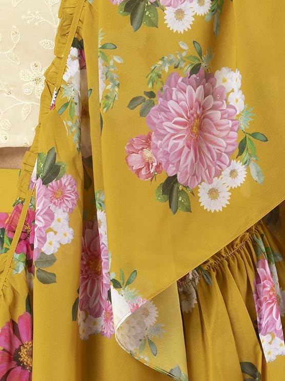 Indya Georgette Wrap Skirt